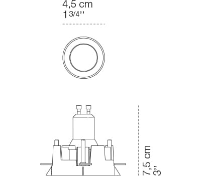 Круглый светодиодный светильник Cini&Nils меньше ARCH-00127719 - Вид №2