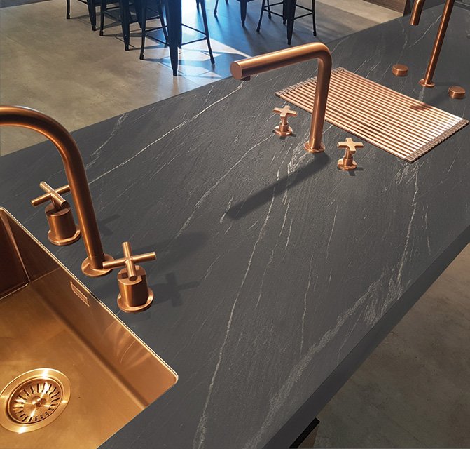 Столешницы для кухни - Картье скуро LIGRON LIST388 9042 - Вид №15