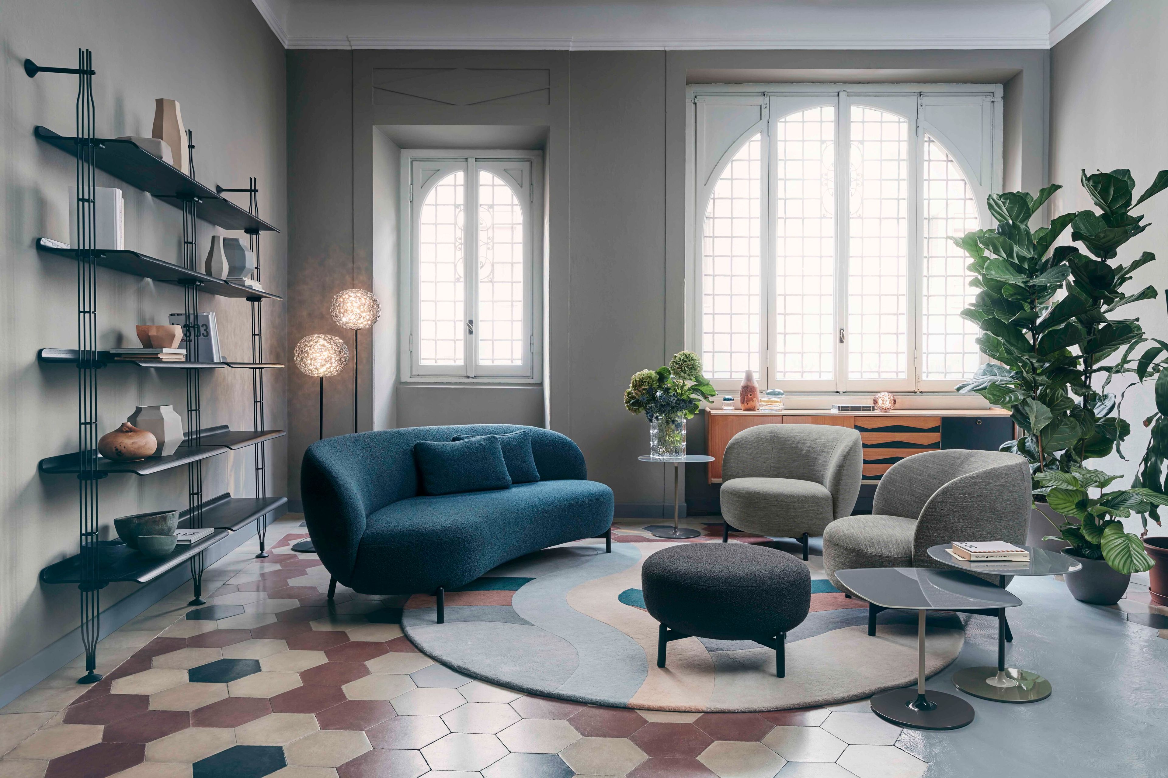 Съемная прямоугольная однотонная подушка Kartell Lunam ARCH-00101955