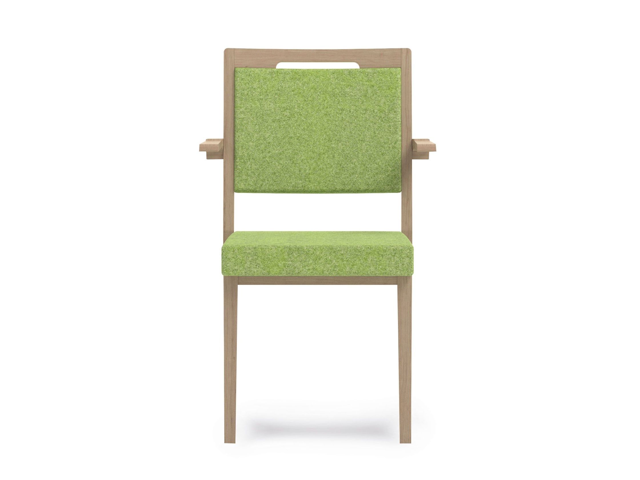 Штабелируемый тканевый стул с подлокотниками PIAVAL ARCH-00129522