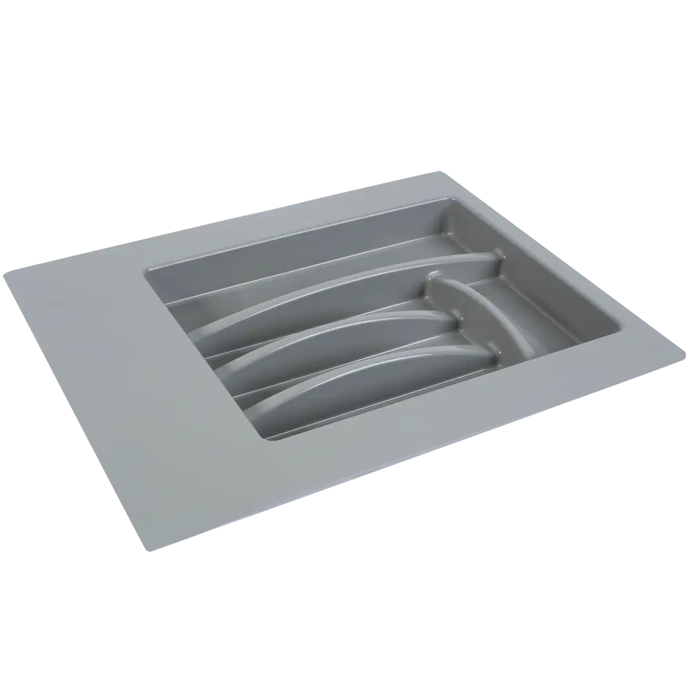 Лоток для столовых приборов 340 мм, пластик, цвет серый Santreyd STLM-2129959