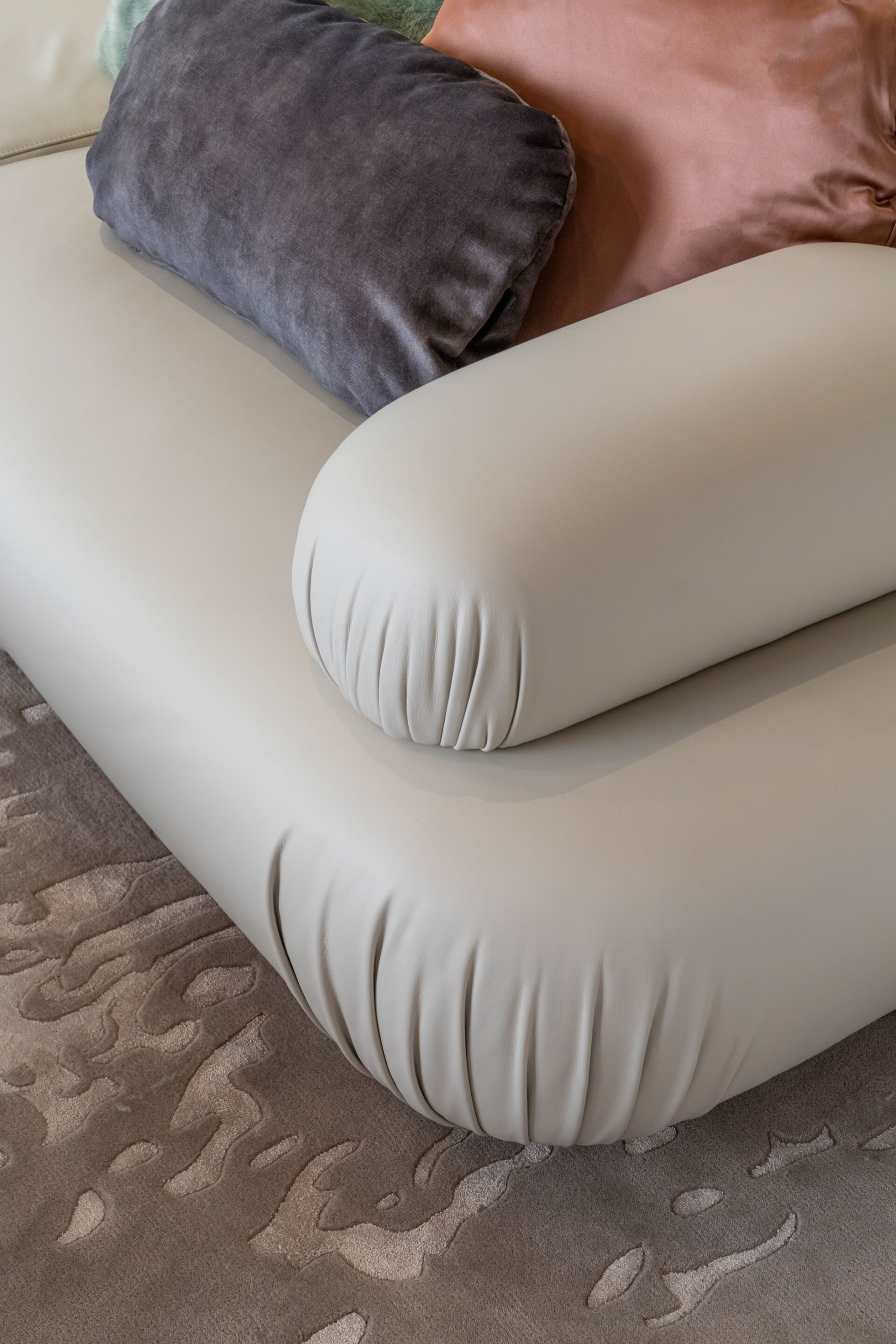 3-местный кожаный модульный угловой диван Bizzotto Italia Нара ARCH-00110889 - Вид №3