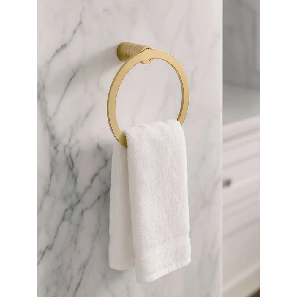Кольцо для полотенец Идея - золотой настенный держатель 89380870 Santreyd STLM-1580915 - Вид №5