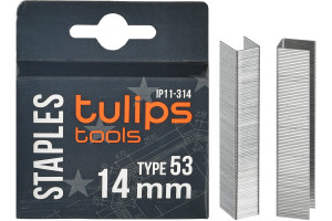 15878312 Скобы тип 53 (1000 шт; 14 мм) для степлера IP11-314 Tulips Tools