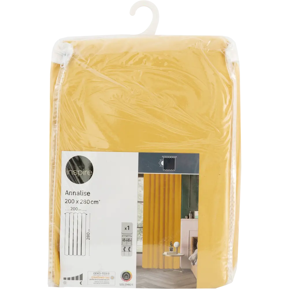 INSPIRE Annalise - Штора блэкаут с бархатной текстурой и скрытым креплением 83716042 STLM-0043696 - Вид №7