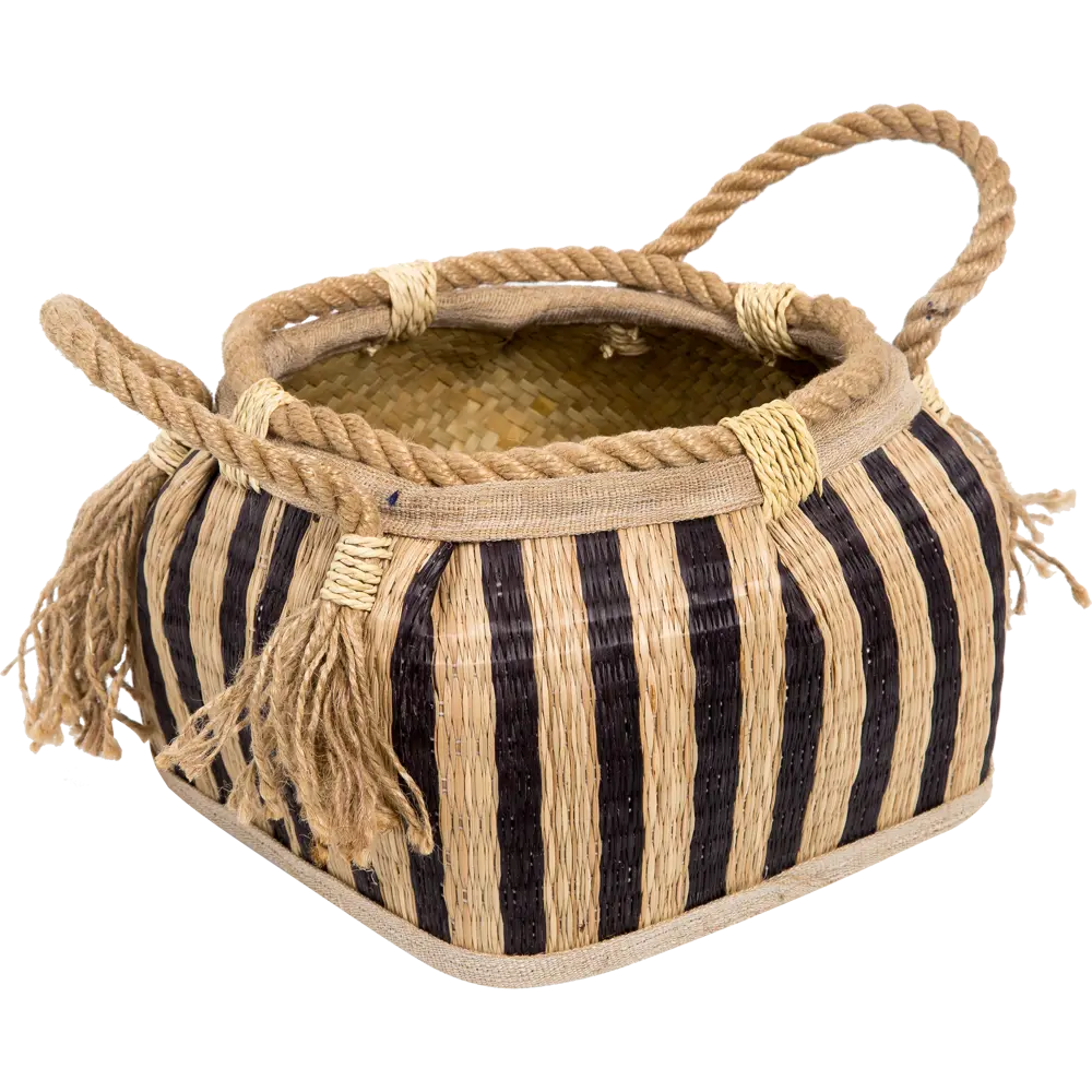 Корзина мягкая Kub HAP8547 21x21x15 см 4.3 л пальмовое волокно STORIDEA STLM-2125362 - Вид №1