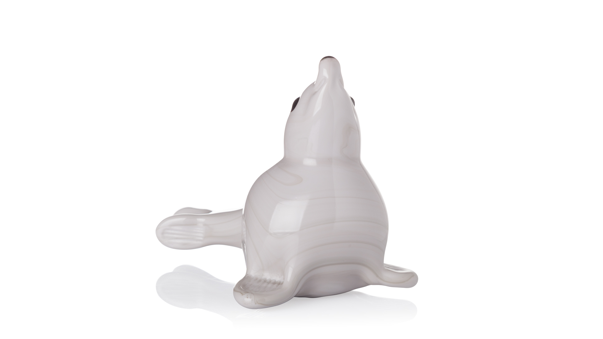 10630438 Duccio di Segna Набор из 2 фигурок 19 и 18см Duccio di Segna "Тюлени" (серый) Хрусталь Santreyd  - Вид №2