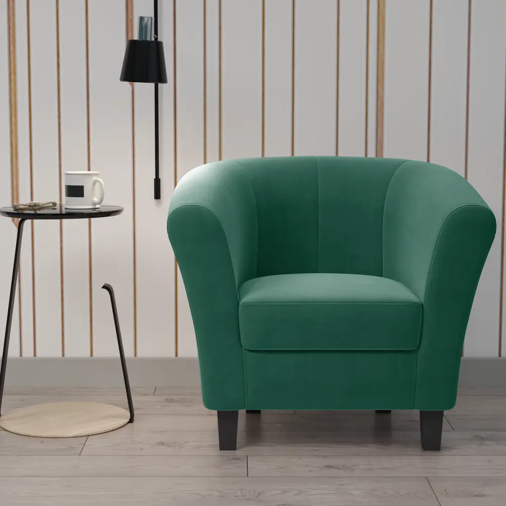 Кресло полиэстер Seasons Марсель CAMARO99 зеленое 85x73x77 см STLM-2025347 - Вид №4