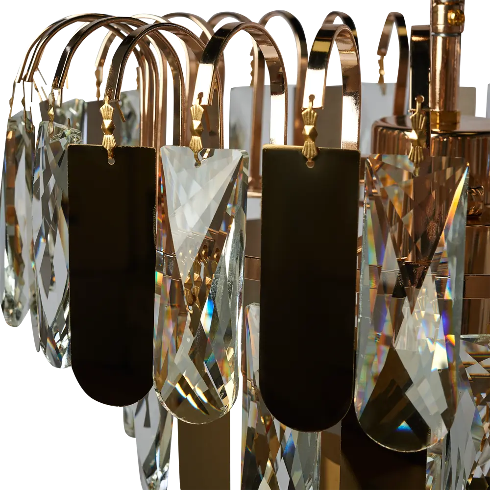 Люстра каскадная подвесная Wink Арника E1760/4, 4 лампы, 12 м², цвет золотистый STLM-2011486 - Вид №6