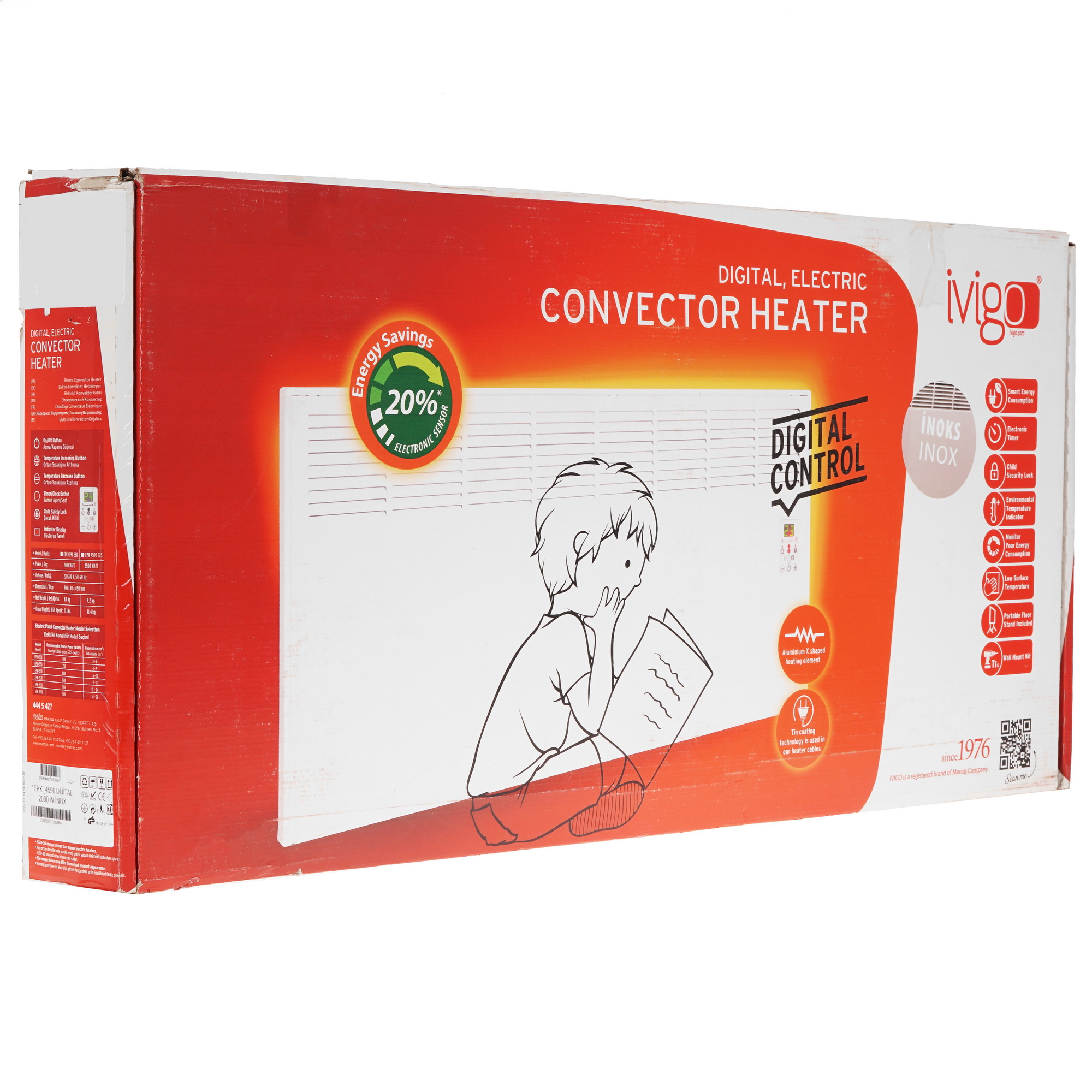 9935441 Конвектор iVigo EPK4590E20 STDN-0062570 - Вид №9