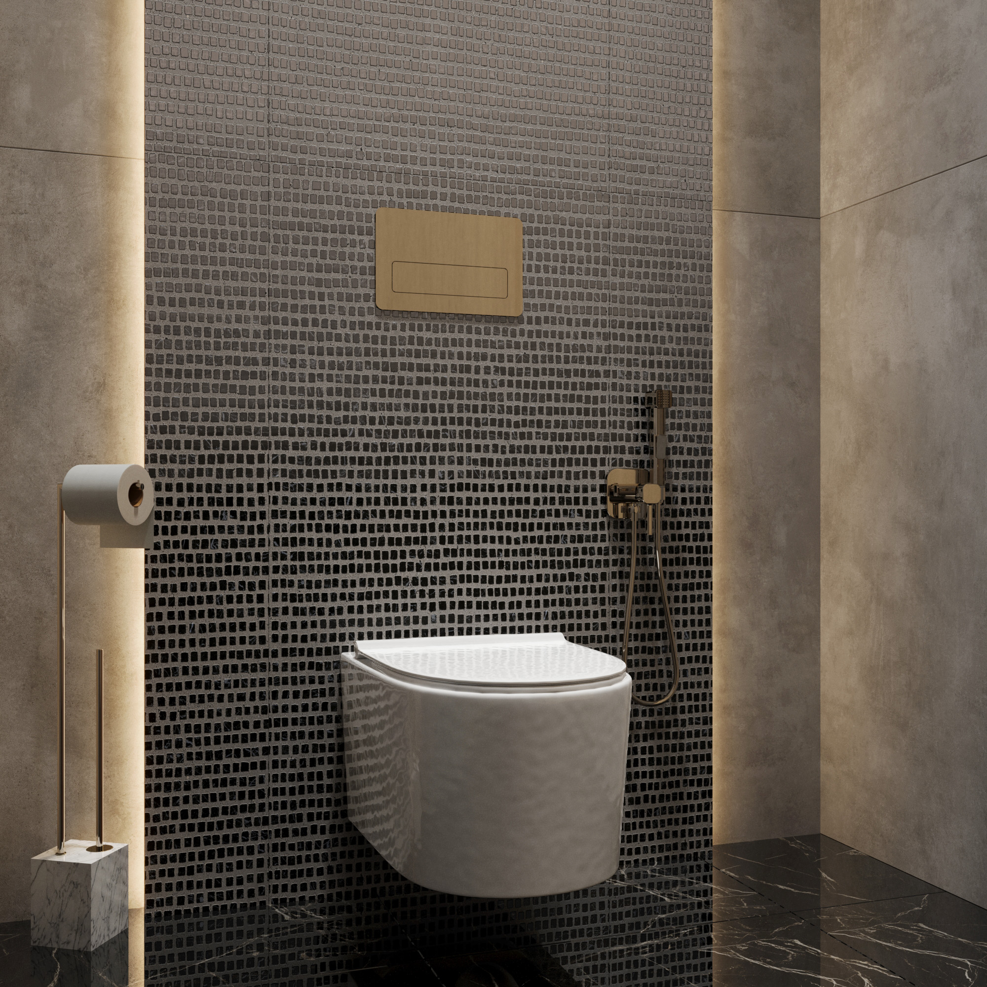Керамогранит BIERZO BISAZZA BLACK 60х120 Creanza GL1001-A 