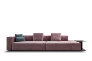 Секционный диван из кожи или ткани