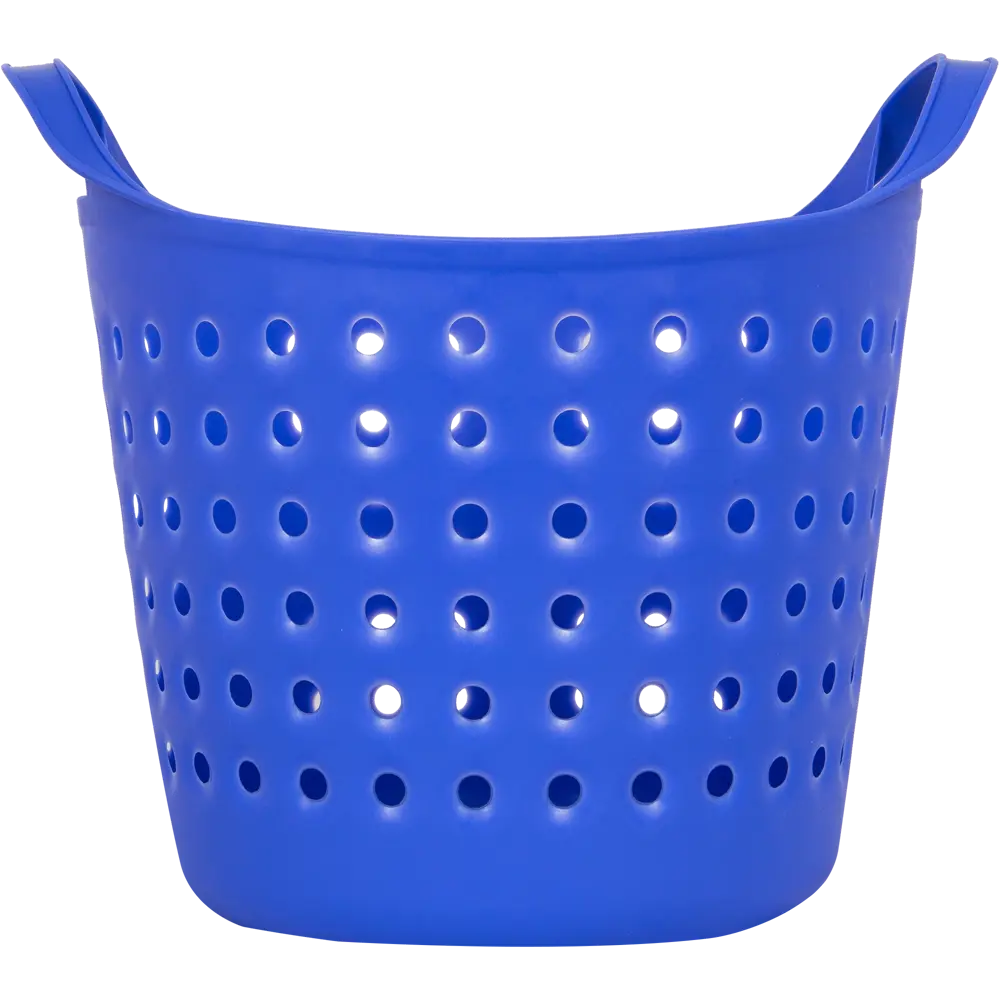Корзинка Soft 20.61×22.21×17.4 см 4.1 л пластик цвет синий BEROSSI STLM-2168320 - Вид №4