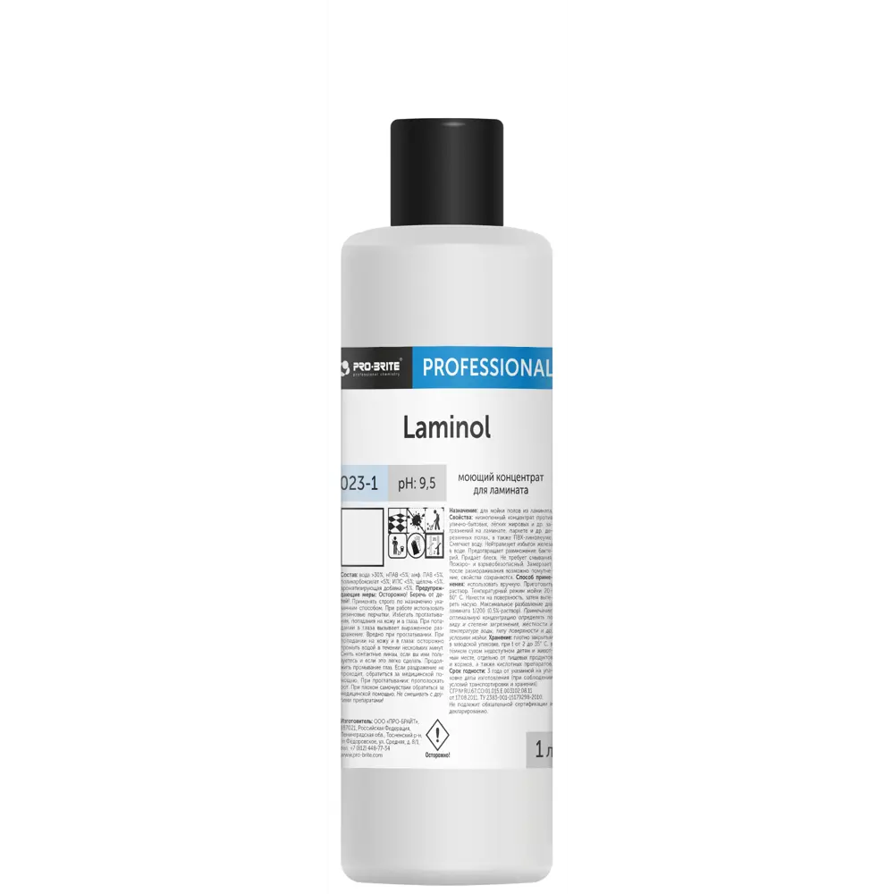 Моющий концентрат для ламината Pro-Brite Laminol 1 л STLM-2086130