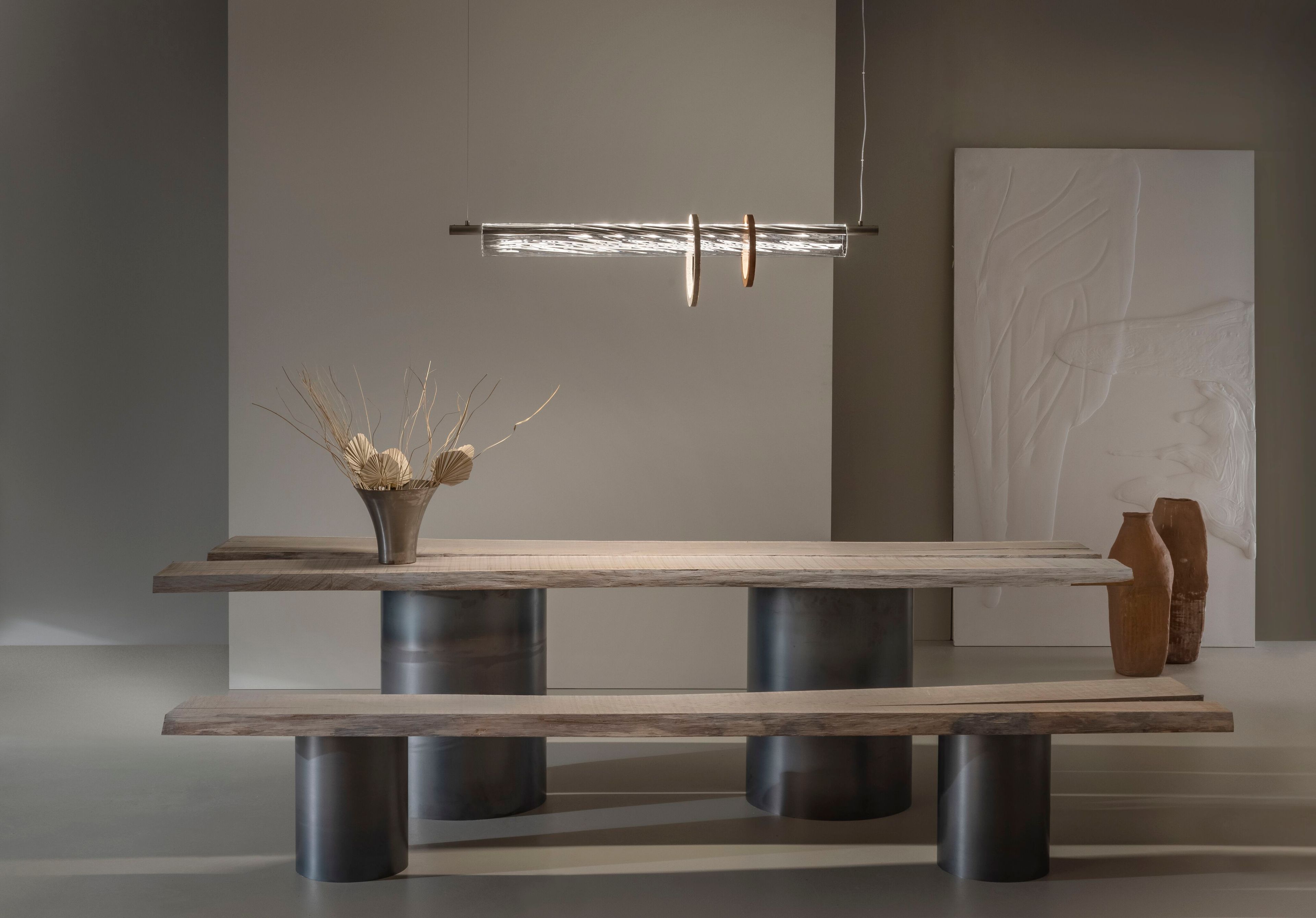 Стеклянный подвесной светильник Patrizia Volpato ORBITE ARCH-00141639 - Вид №9