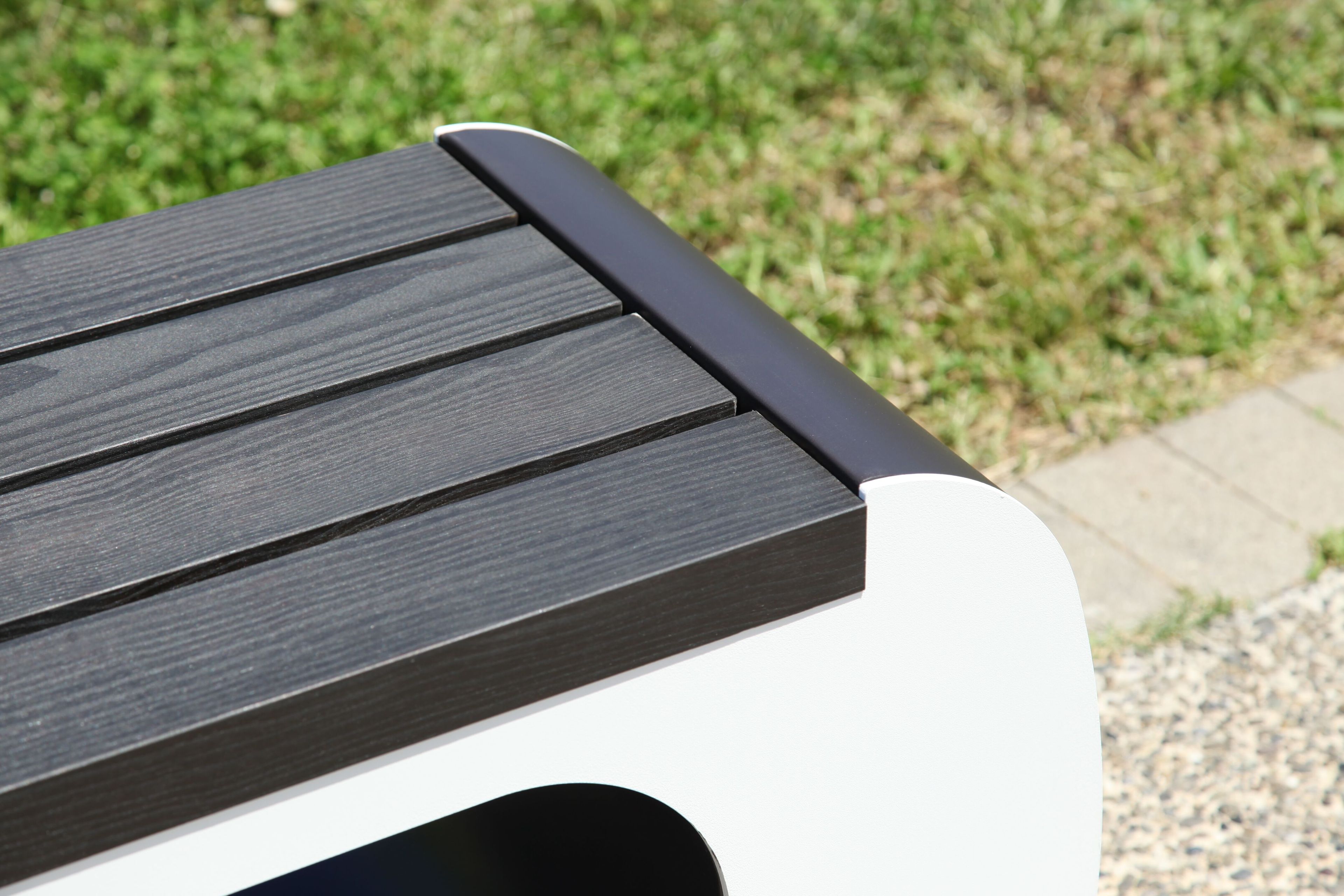 Стальная и деревянная скамья без спинки CITYSì ARMONY ARCH-00045270 - Вид №20