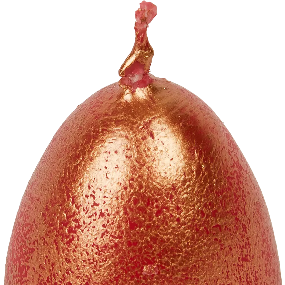 Свеча парафиновая Яйцо-3 малое бордо с росписью 5,5 см EVIS STLM-2122097 - Вид №1