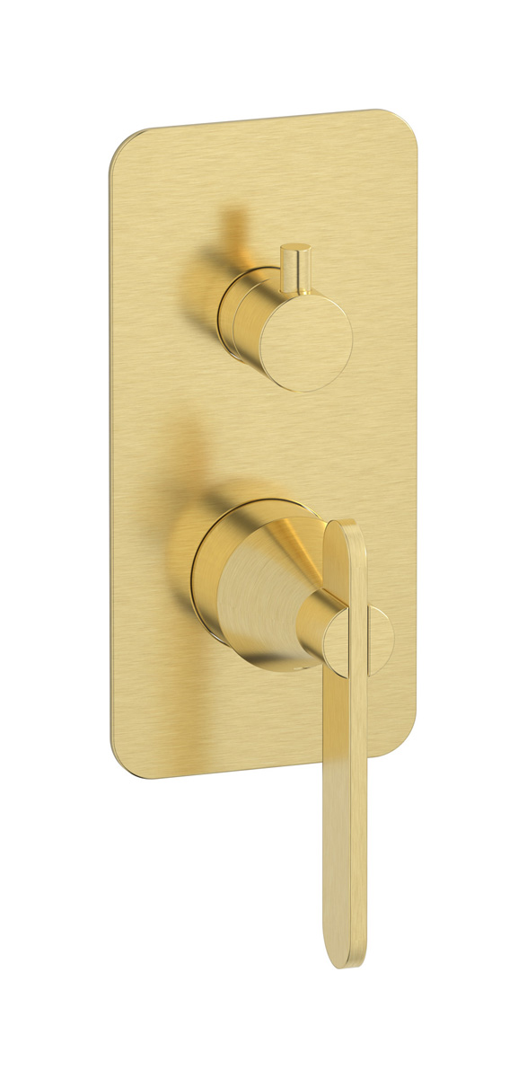 Внешние части встроенного в стену смесителя на 3 потребителя WE ARE IB ol310ss Brushed Pale Gold Soho