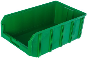 15621804 Пластиковый ящик 502х305х184мм, 20 литров, V-4-зеленый СТЕЛЛА-ТЕХНИК