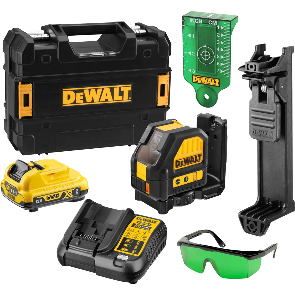 Уровень лазерный Dewalt DCE088G зеленый луч, 30 м STLM-2002914 - Вид №1