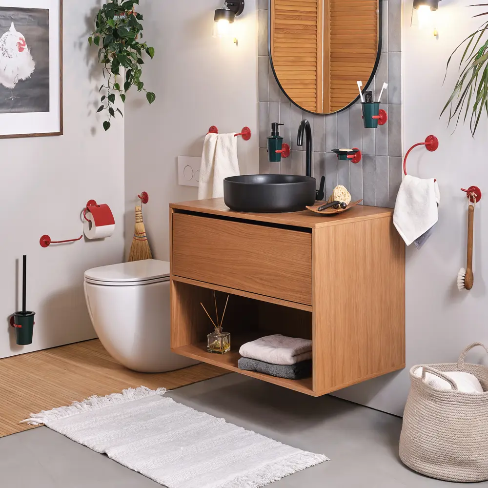 Мыльница Moroshka Trud керамика цвет зелено-красный STLM-2195279 - Вид №8