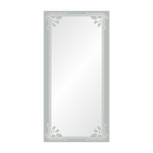 Зеркало для ванной прямоугольное 120х60 см MZF-9602 1 МОСКОВСКАЯ ЗЕРКАЛЬНАЯ ФАБРИКА С рисунком