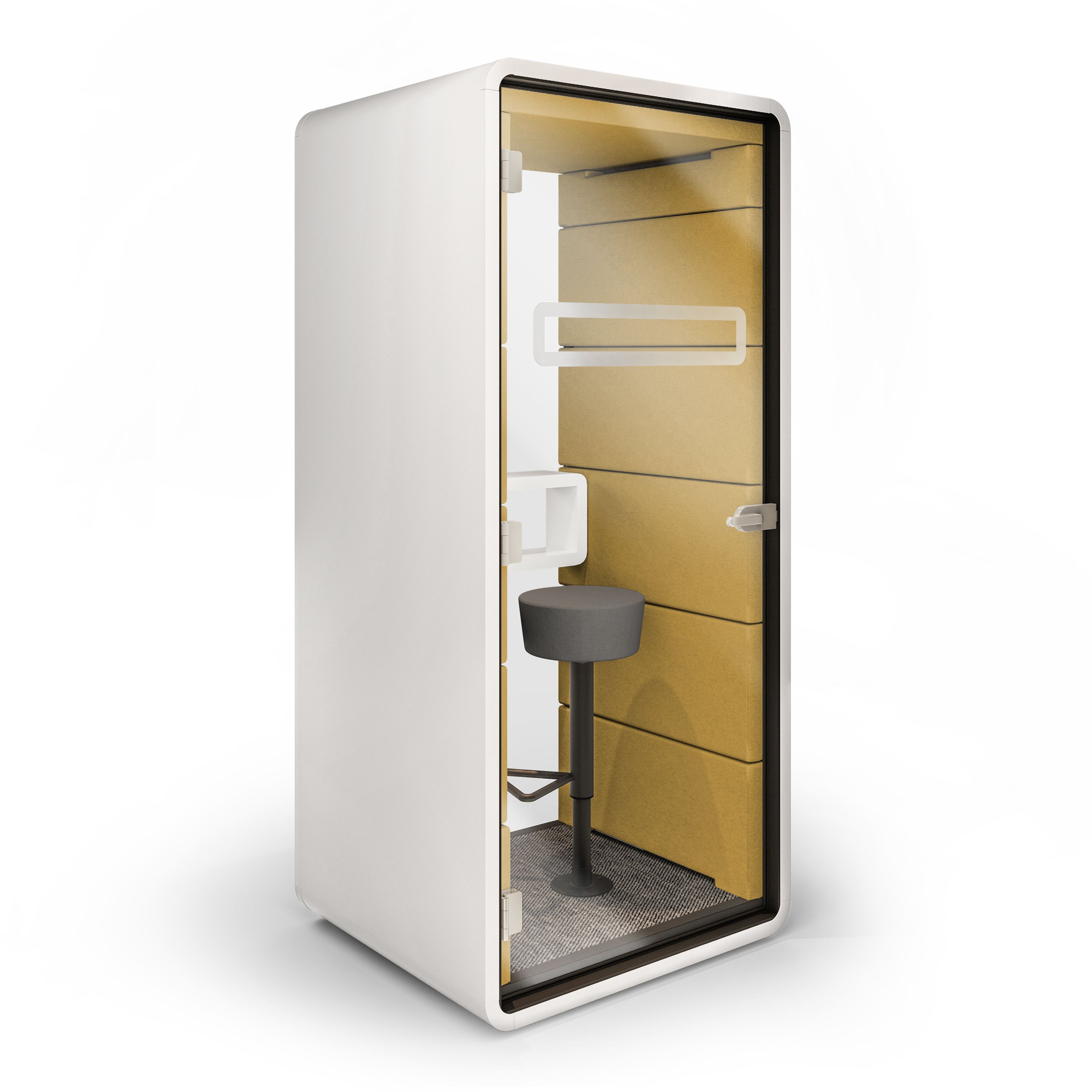 Одноместная акустическая офисная кабина со встроенным освещением Mikomax Smart Office Hushoffice ARCH-00139656 - Вид №45