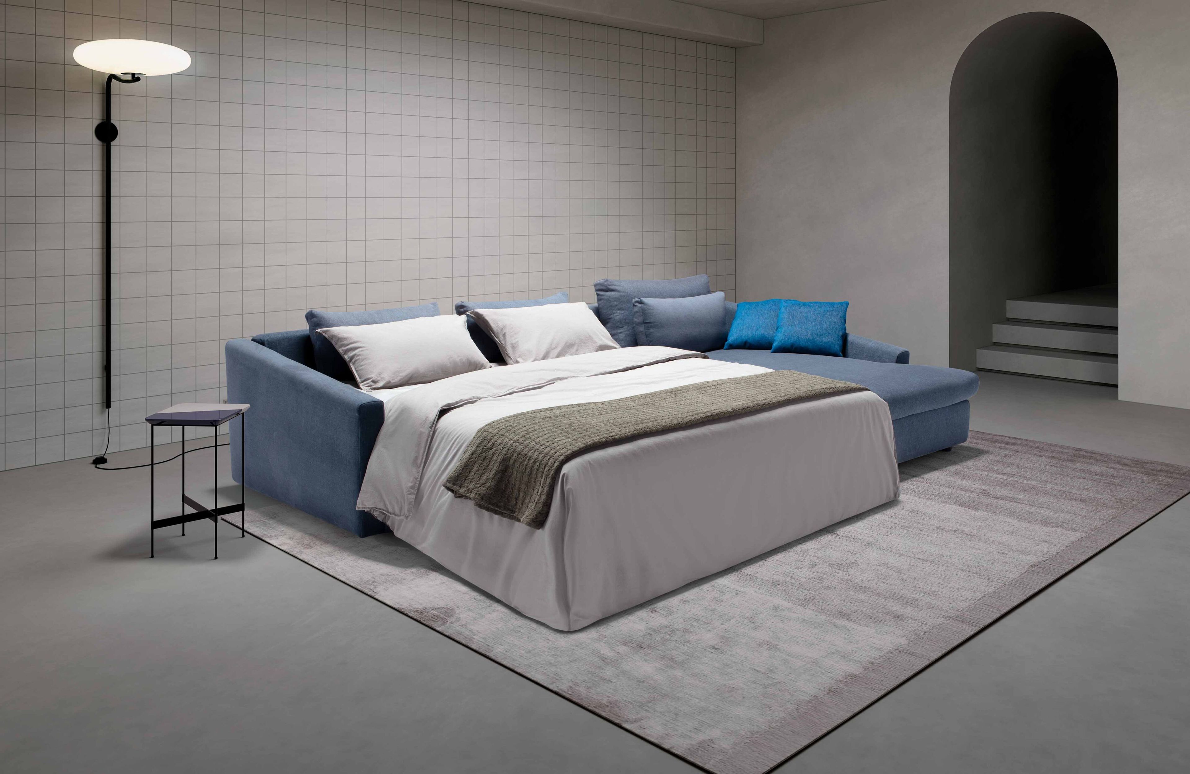 Угловой диван-кровать из ткани Dienne Salotti Views II ARCH-00066874 - Вид №2