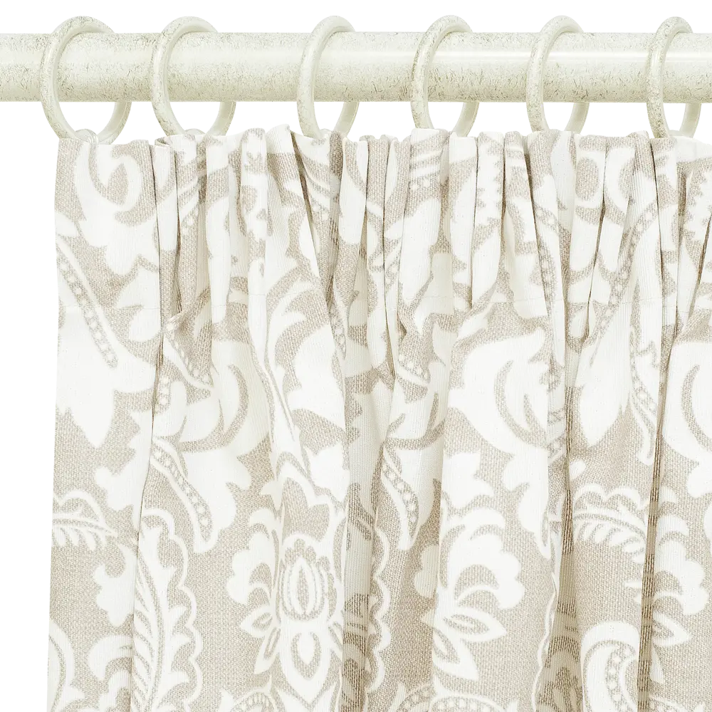 Штора на ленте «Арабекса» 160x270 см полиэстер вензель цвет бежевый Altali STLM-2099760 - Вид №3