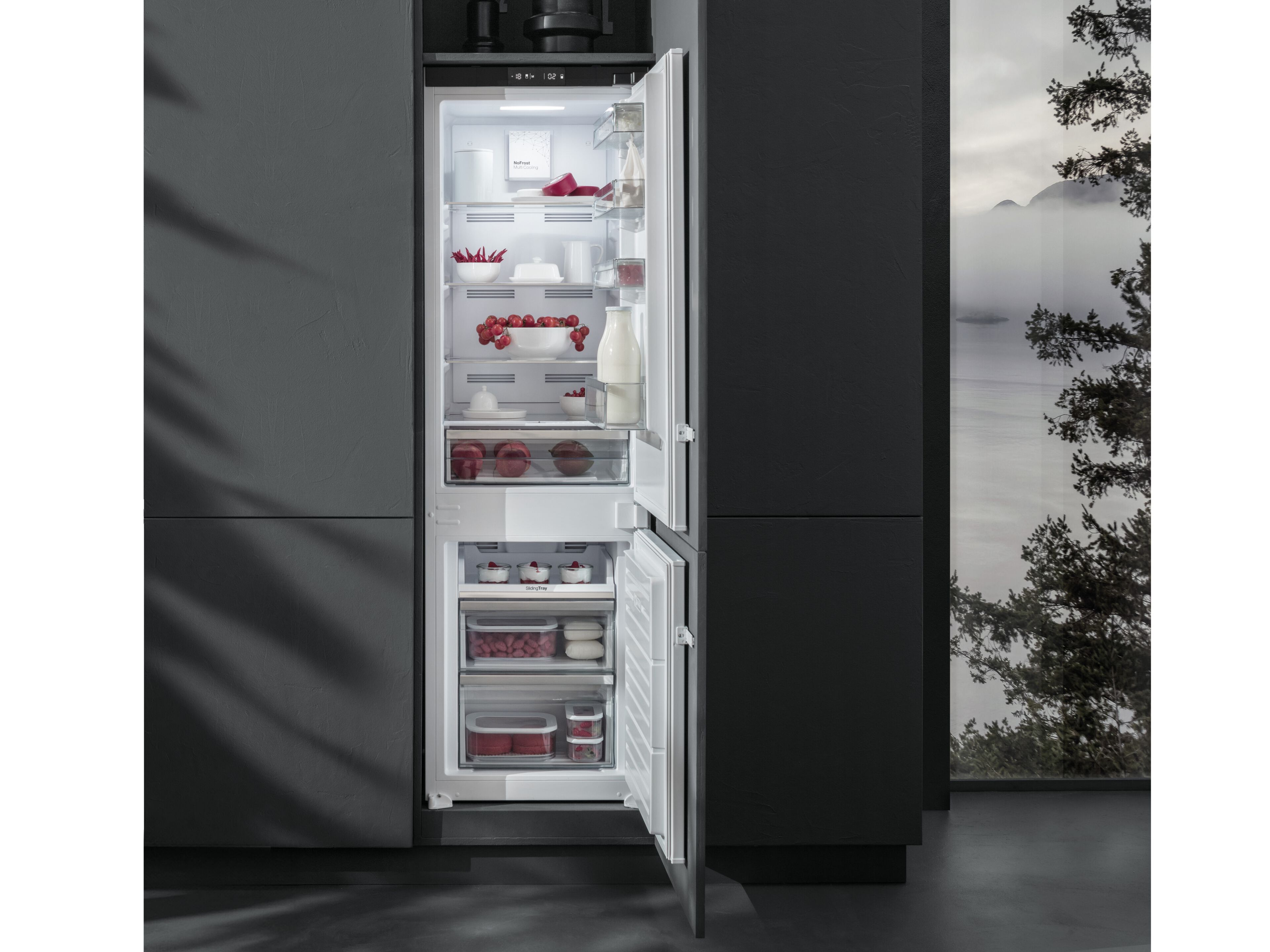 Комбинированный встраиваемый холодильник no frost Barazza Aura ARCH-00076020 - Вид №1