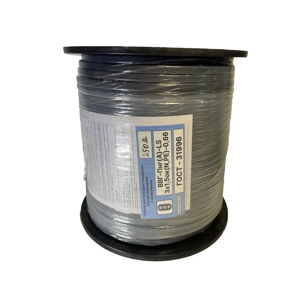 Электрический кабель Угличкабель ВВГ-Пнг(А)-LS 3x1.5 на отрез STLM-2050359 - Вид №1