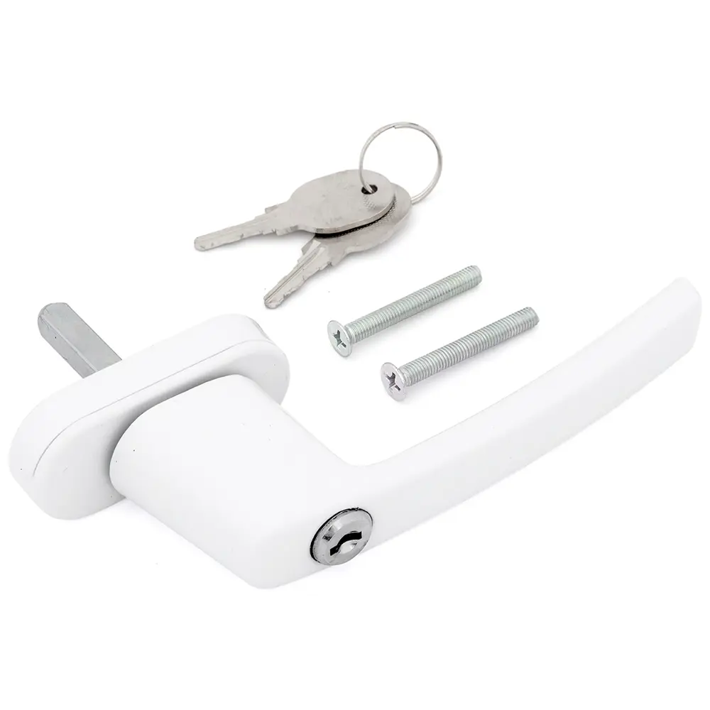 Ручка оконная с замком WH ET 50 ET ФАБРИКА ЗАМКОВ STLM-2196760 - Вид №1