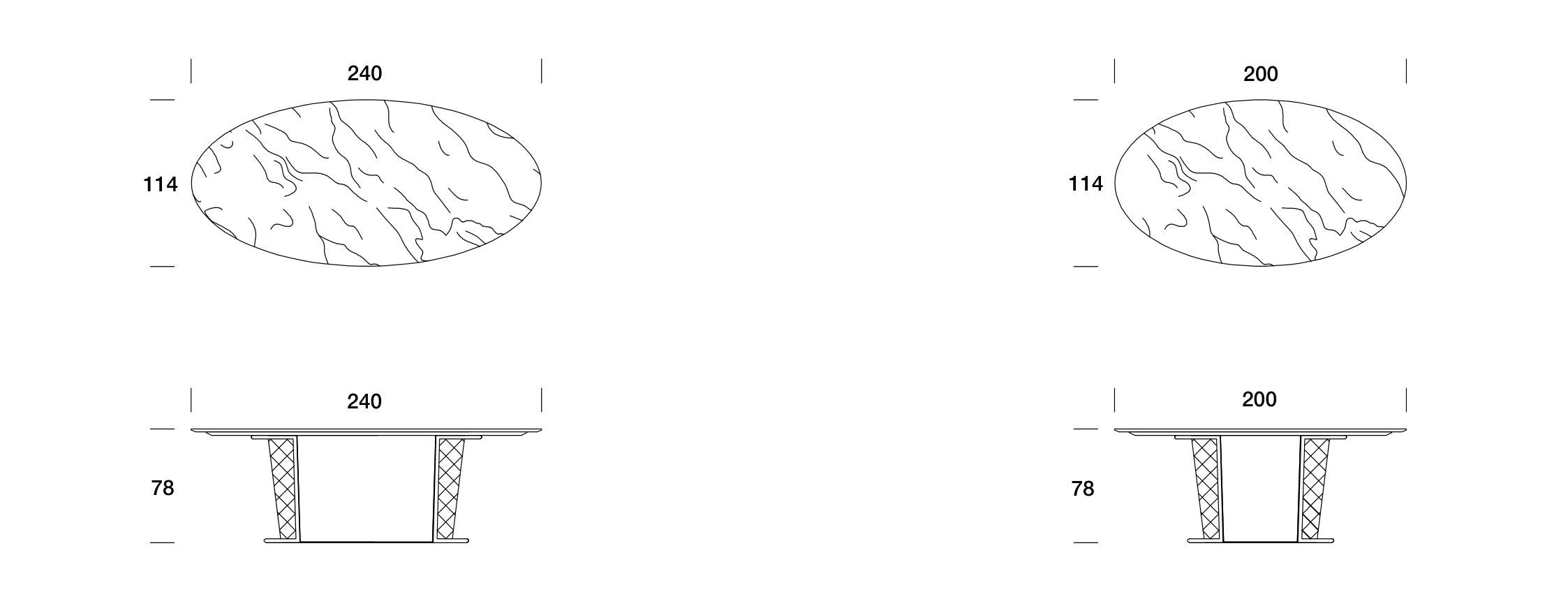 Овальный стол Former In Italia ARCH-00102714 - Вид №5