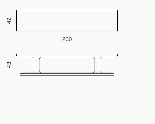 Мраморная скамья Kreoo SHADOW ARCH-00046651 - Вид №3