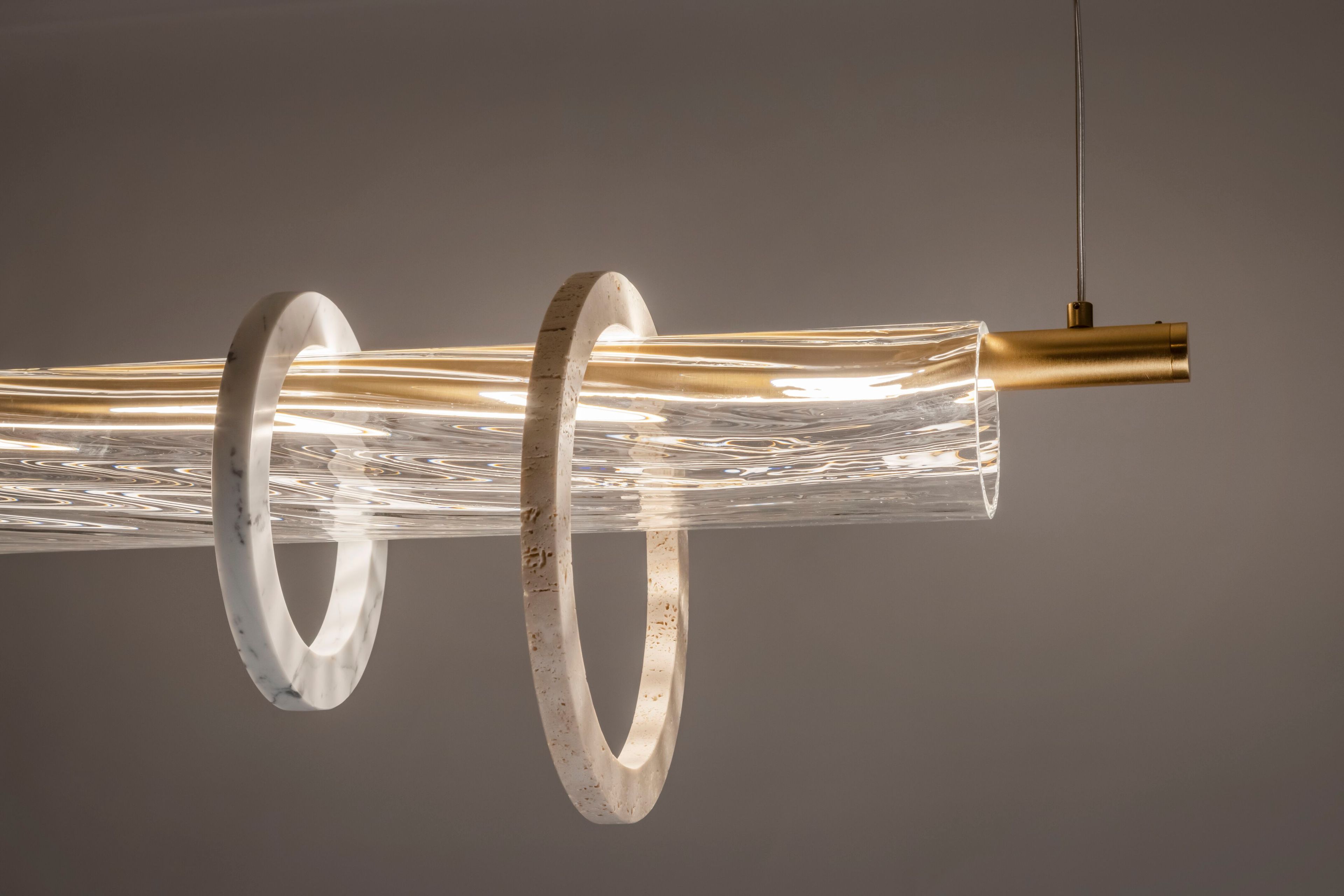 Стеклянный подвесной светильник Patrizia Volpato ORBITE ARCH-00141639 - Вид №18