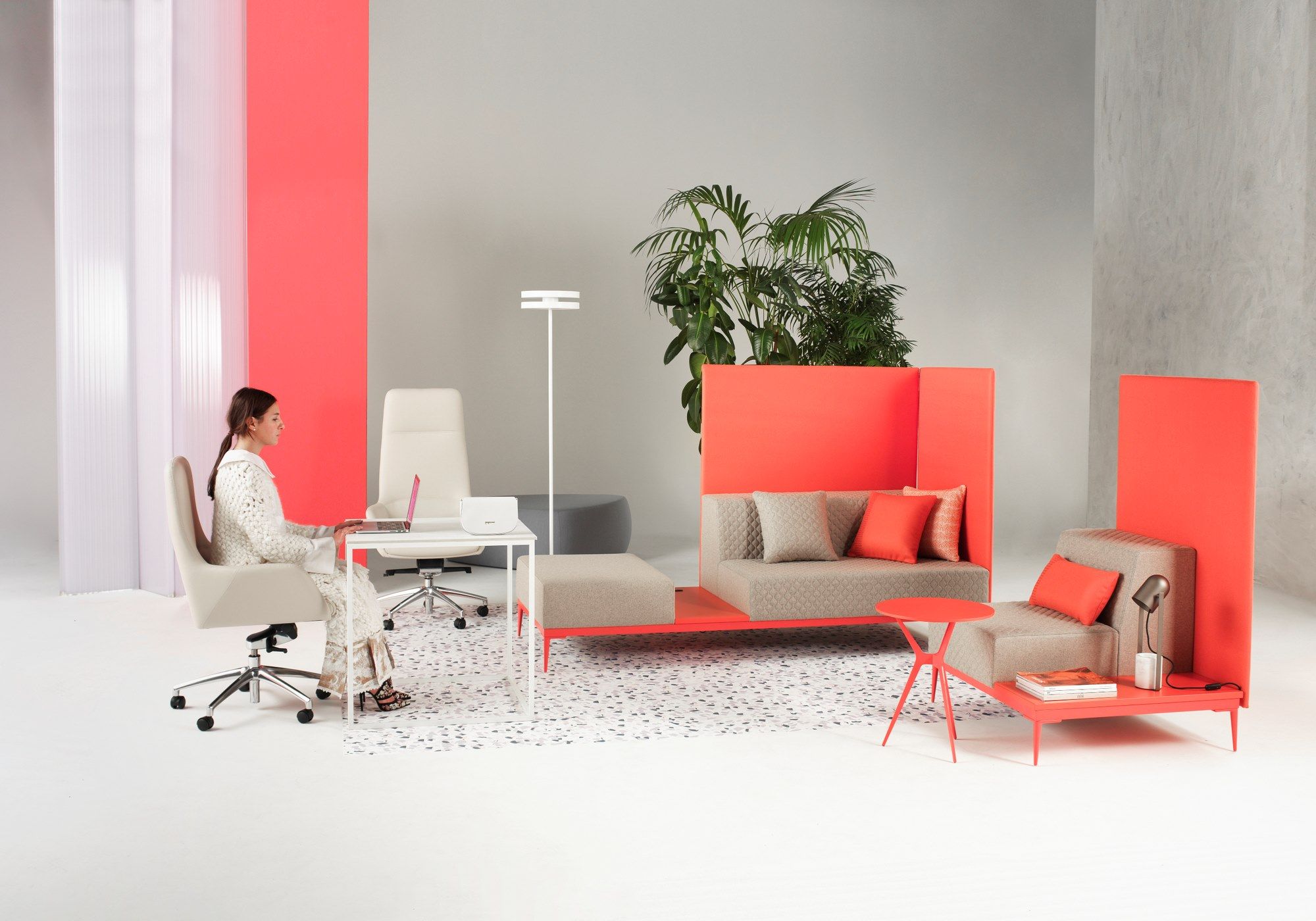 Офисное кресло с мягкой тканью SITIA Darwin ARCH-00030845 - Вид №1