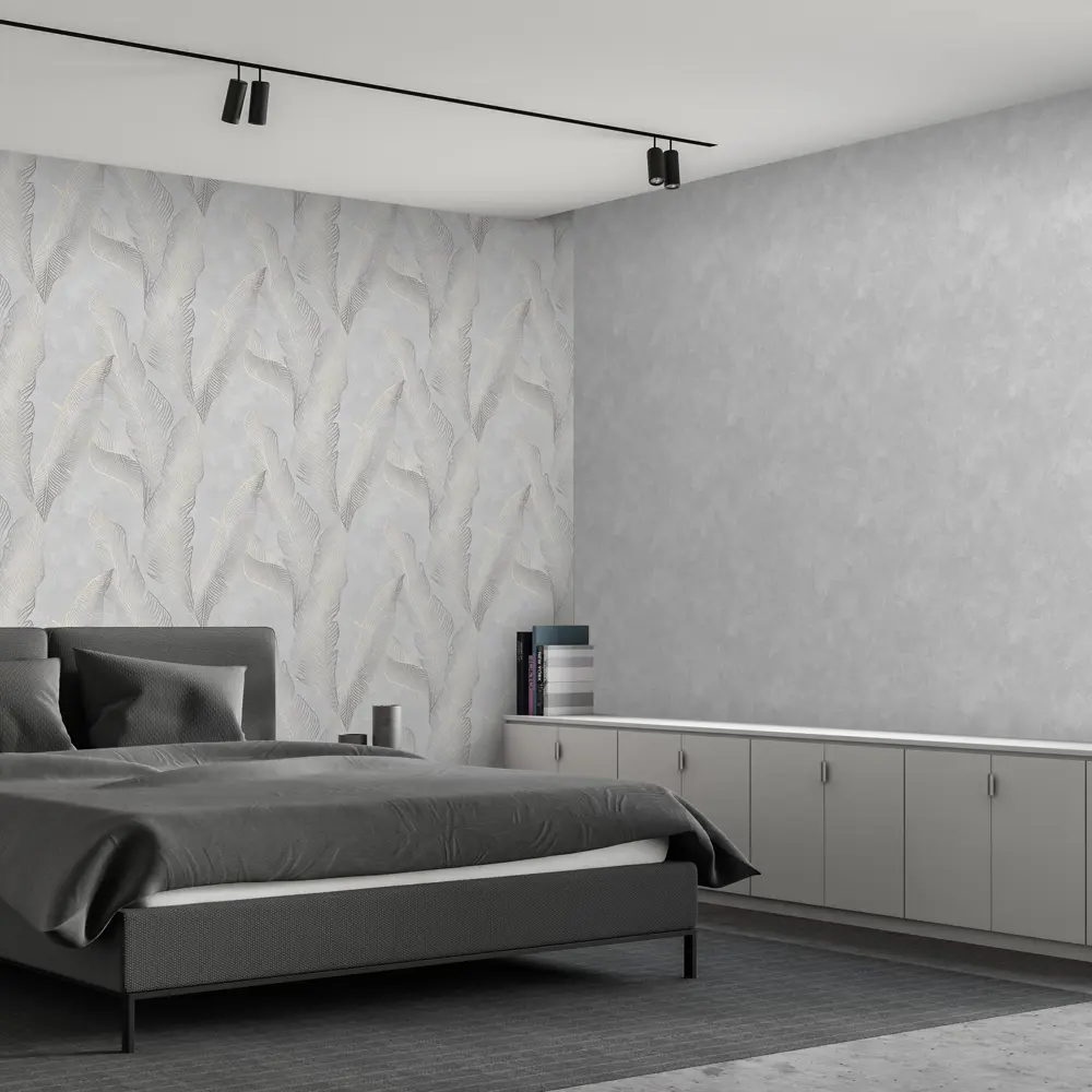 Обои флизелиновые Victoria Stenova Panama серые 1.06 м VS285169 STLM-2211311 - Вид №4