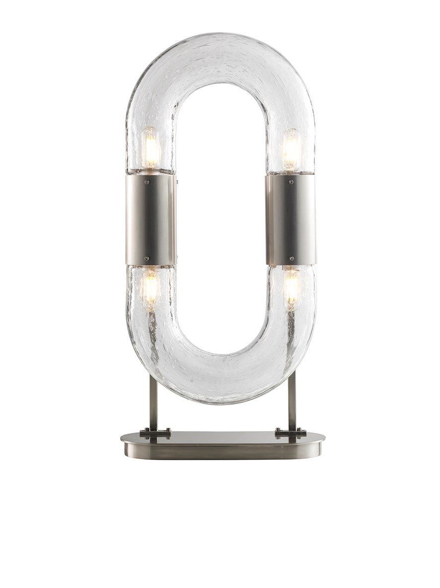 Светодиодная настольная лампа из дутого стекла STILLUX LIGHTING LAB 21010/LG ARCH-00084180 - Вид №1