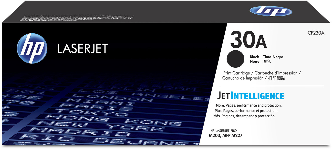 CF230A 30a black original laserjet toner cartridge () HP Santreyd 