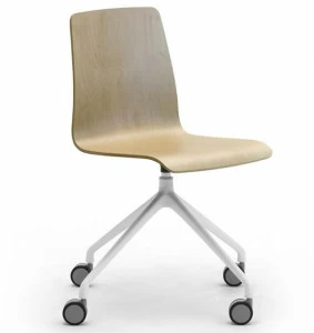 Leyform Поворотный офисный стул из фанеры на колесиках Zerosedici