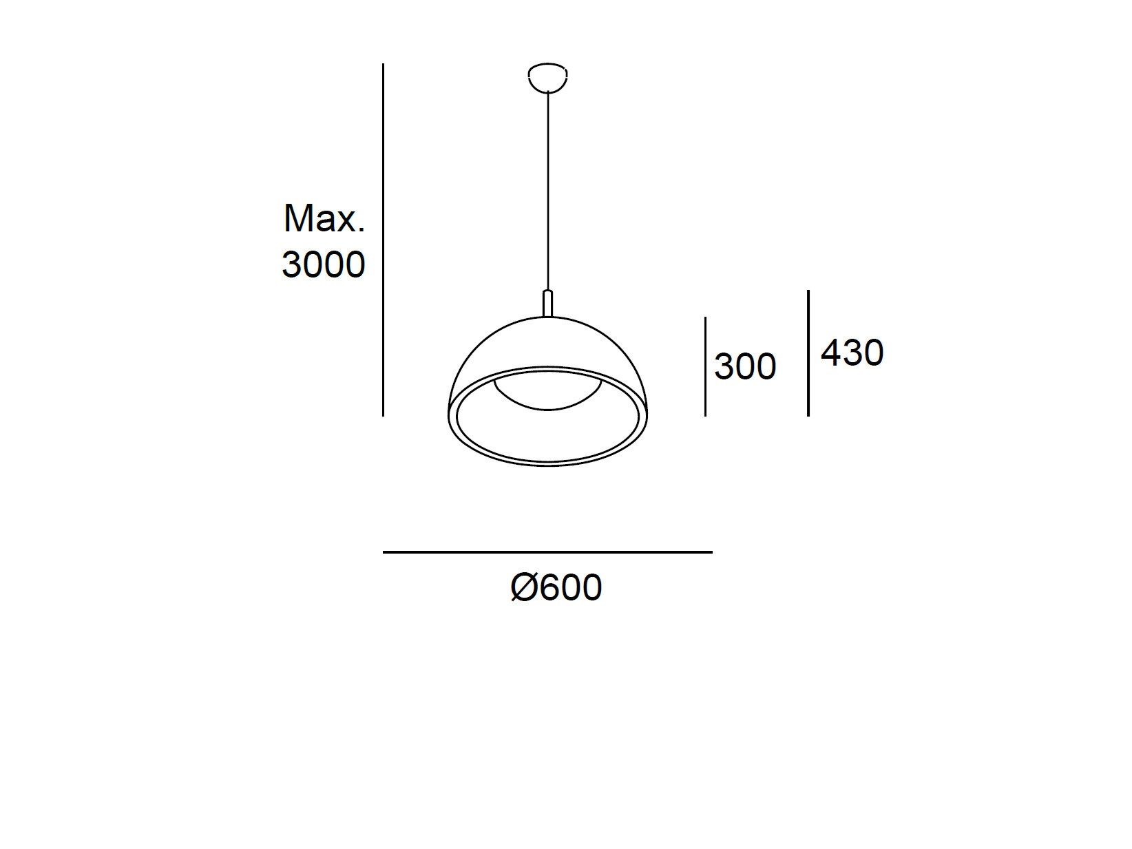 Светодиодный подвесной светильник LedsC4 Umbrella ARCH-00143050 - Вид №4