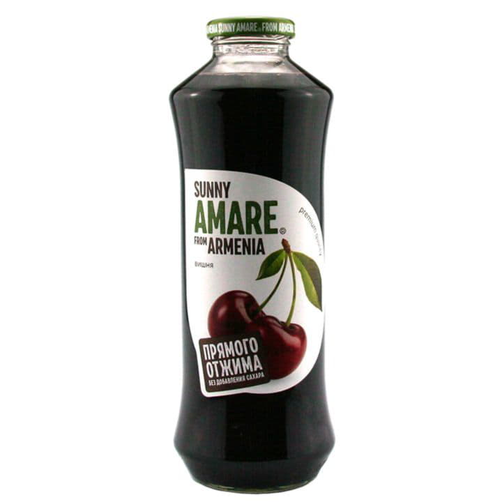 Вишневый сок прямого отжима с добавлением яблочного сока Sunny Amare 0,75 л Santreyd 9669