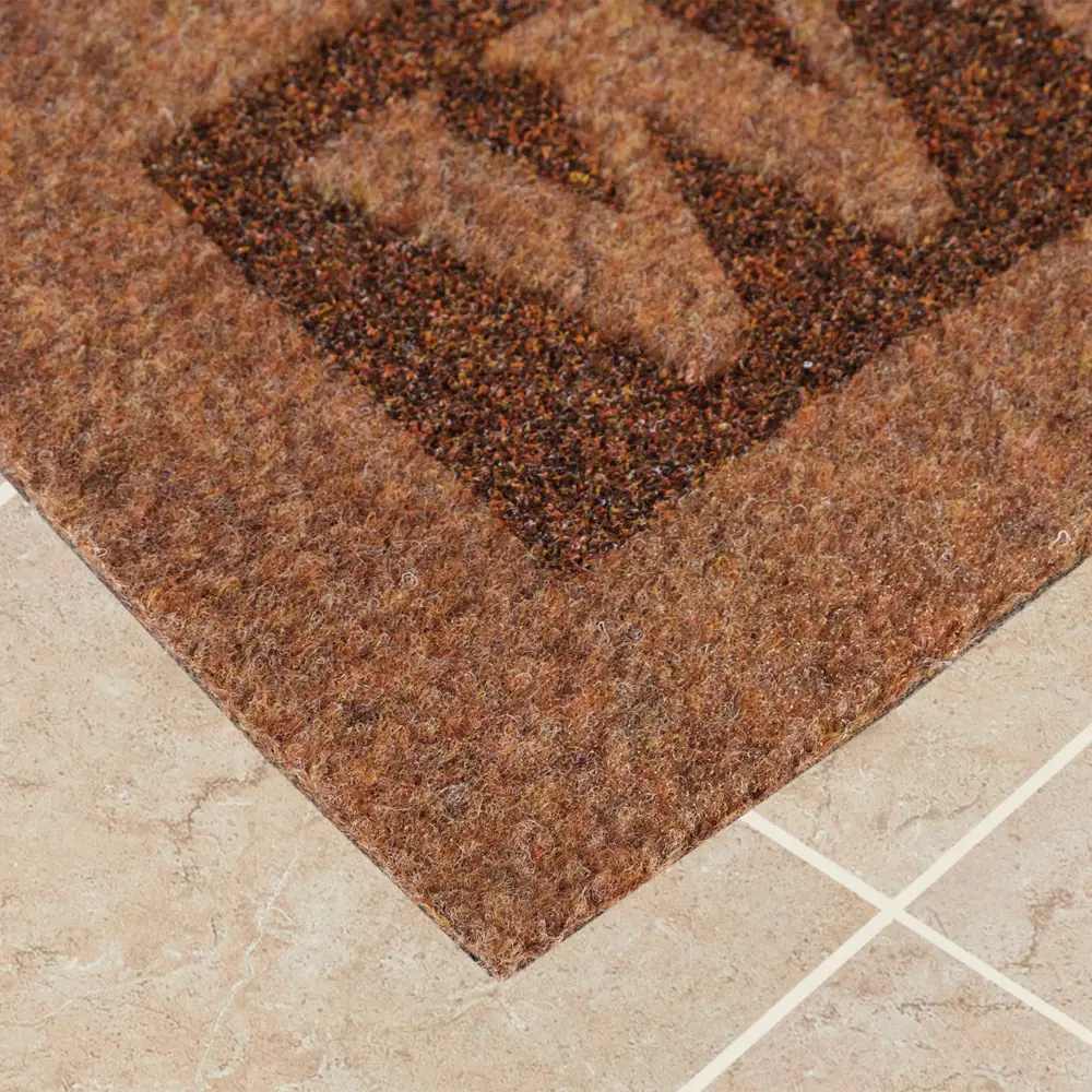 Коврик грязезащитный полипропилен/латекс 45x68 см цвет бежевый CTIM STLM-2080991 - Вид №1