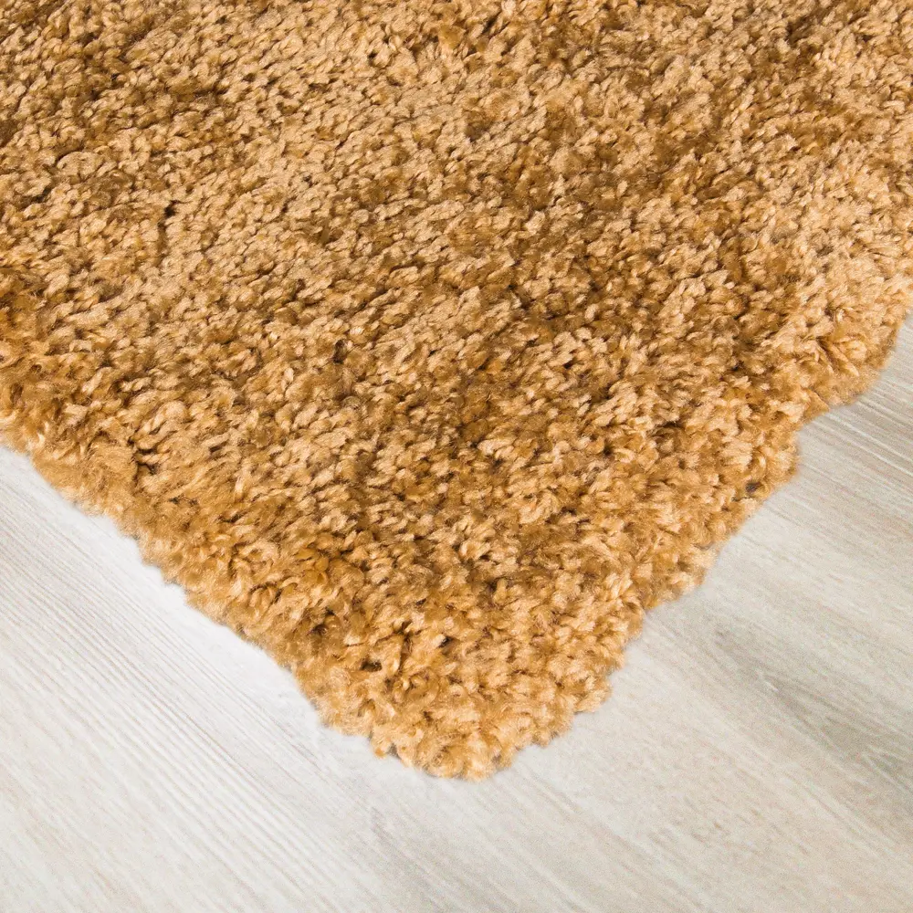 Ковер полипропилен Шагги Тренд 100x200 см цвет темно-бежевый MERINOS STLM-2172838 - Вид №1