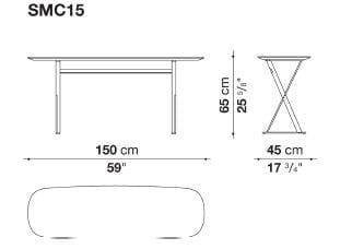 Овальная консоль Maxalto пафос ARCH-00032852 - Вид №3