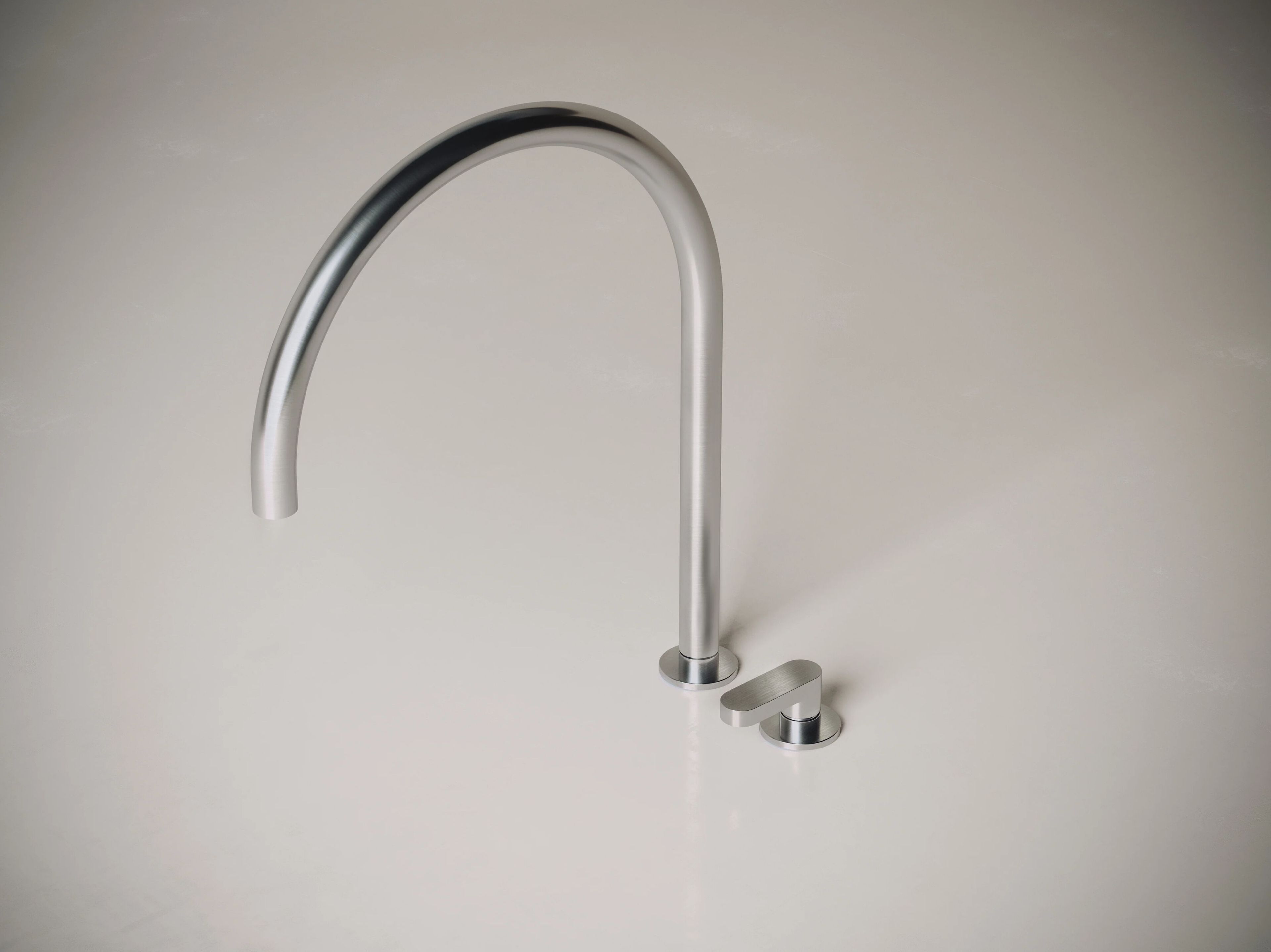 Смеситель для раковины из нержавеющей стали с поворотным горлышком COCOON John Pawson ARCH-00081817