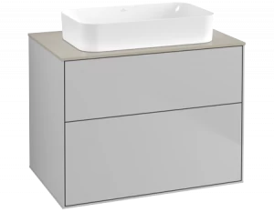 Villeroy&Boch Тумба под раковину Прямоугольная версия F63300GJ Finion Light Grey Matt Lacquer