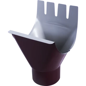 Воронка выпускная D90 мм цвет вишня