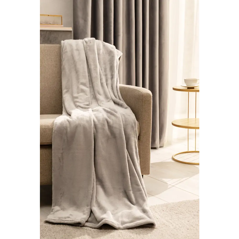 Плед Inspire Flamingo 200x220 см микрофибра цвет серый STLM-2021061 - Вид №3