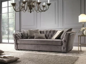 Gold Confort Кожаный диван с тафтингом Fashion